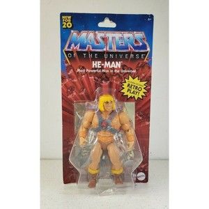 Mattel Masters of the Universe Origins He-man Modern Posing Retro Play New